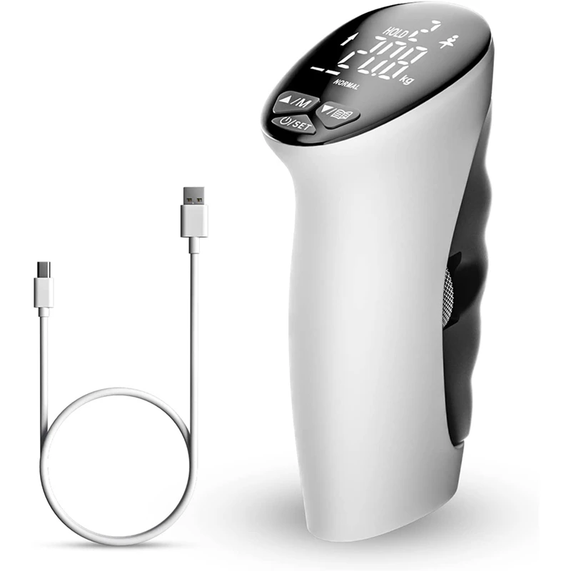 

New-Grip Strength Trainer, Grip Strength Tester Hand Grip Exerciser Auto Capturing Digital Hand Dynamometer
