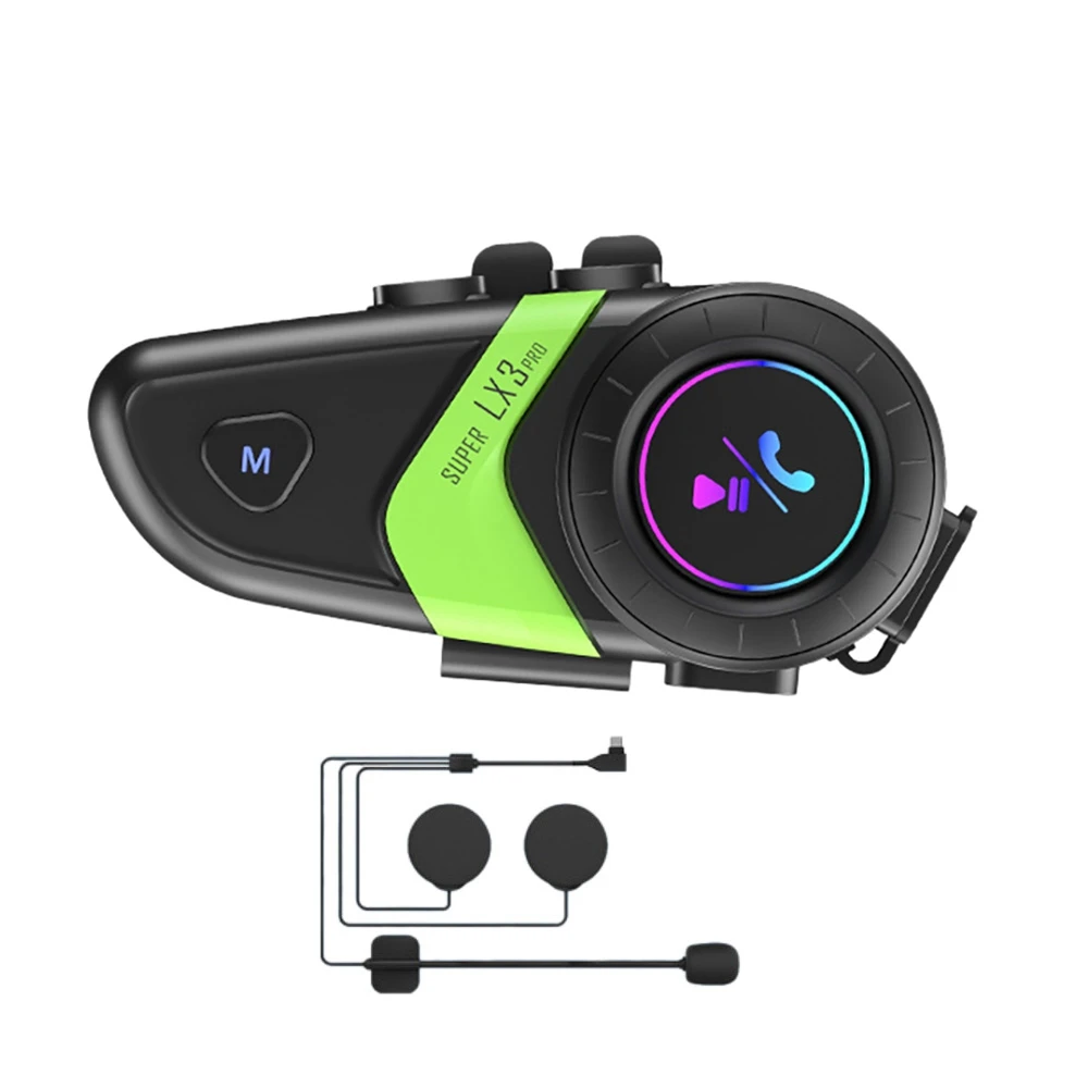 

Мотоциклетная гарнитура X3 PRO на шлем, Bluetooth 5,1, 500 м