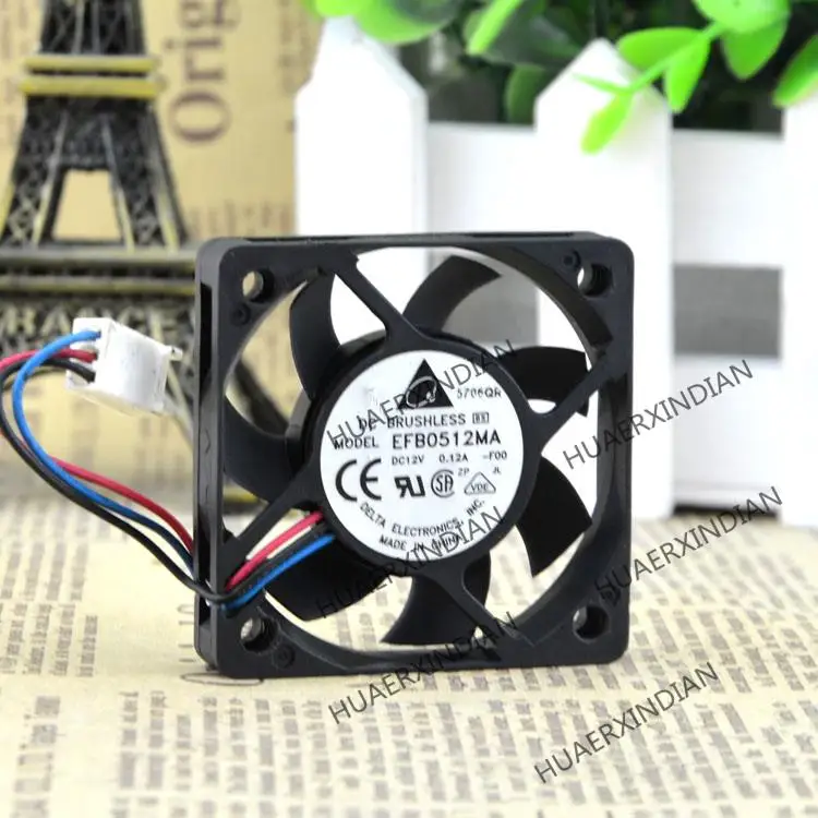 New 5010 5cm EFB0512MA DC:12V 0.12A With Speed Test Cooling Fan Assembly Kit