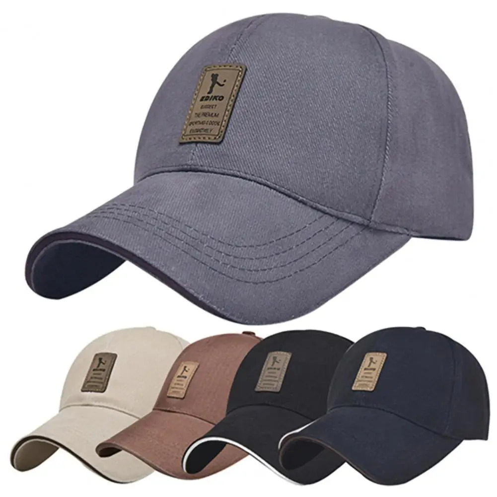 

Модная мужская бейсбольная кепка с прострочкой и защитой от солнца, Спортивная Кепка, солнцезащитная Кепка
