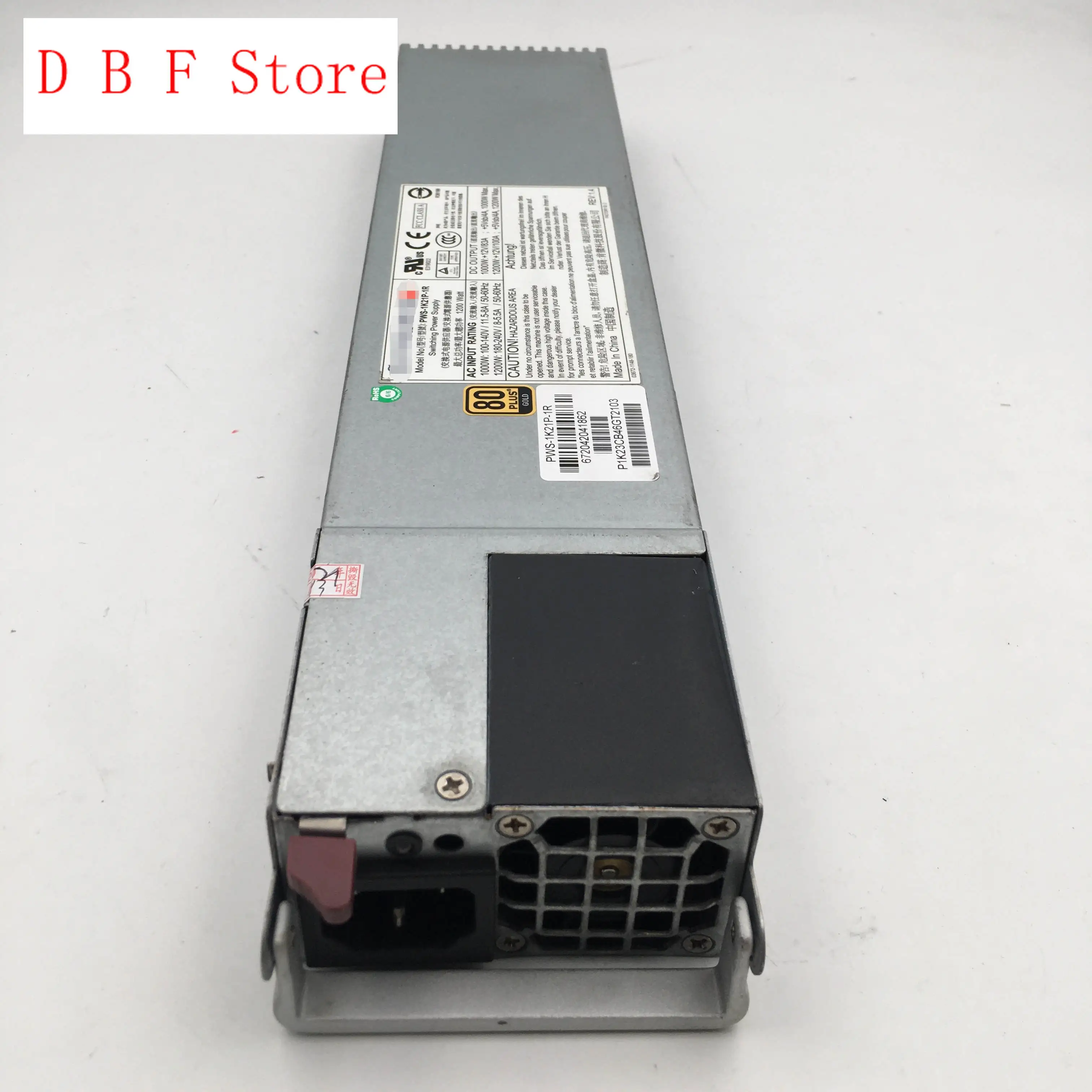 

PWS-1K21P-1R For Supermicro 1200W Server Redundant Power Supply Module
