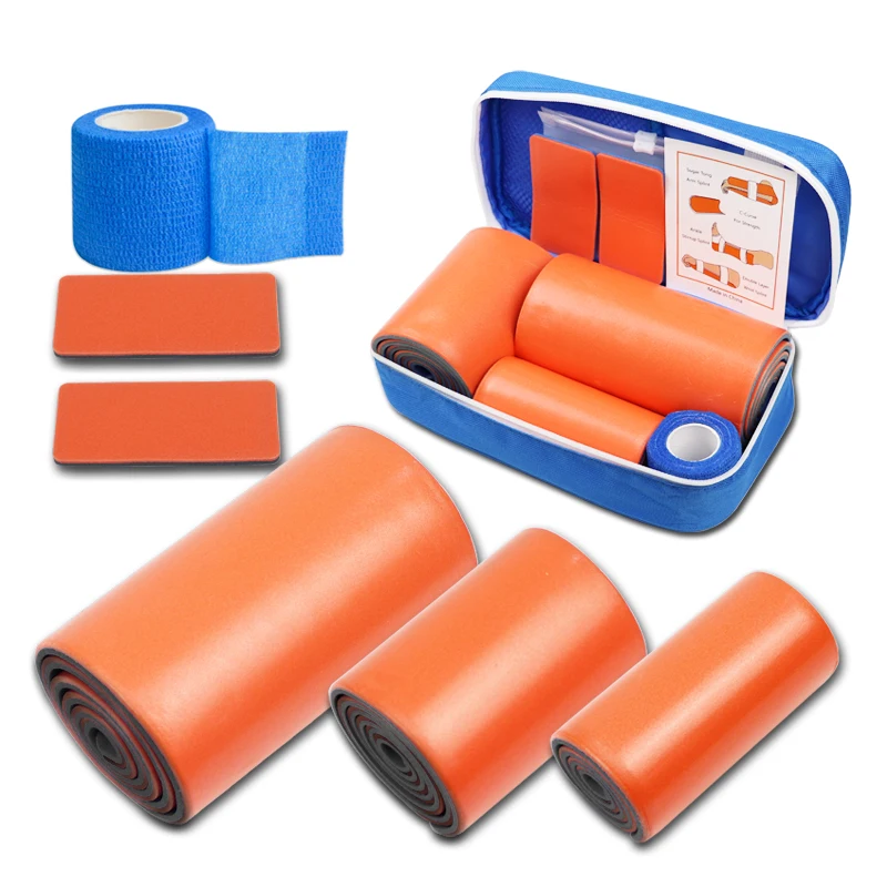 

7PCS Survival Splint Bandage Roll Pet Splint Leg Wrist Fixed Fracture Rescue Protection Kit for Emergency First Aid Fracture