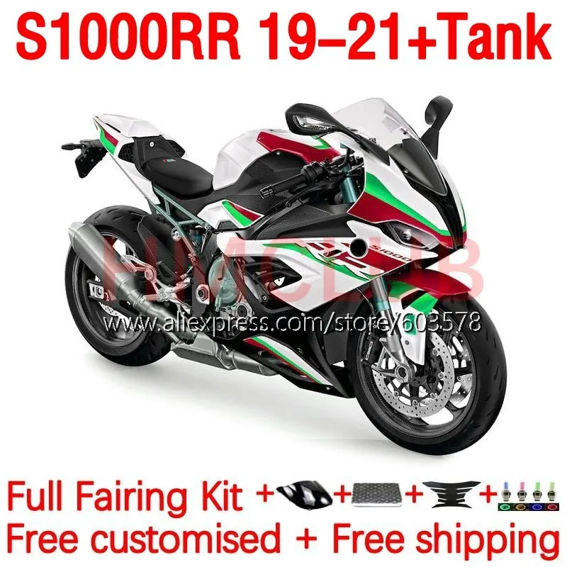 

+Tank OEM Injection For BMW S1000 S 1000RR 1000 green stock S-1000 RR S1000RR 19 20 21 S1000-RR 2019 2020 2021 Fairing 172No.29