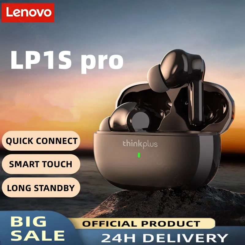 

Lenovo LP1S TWS Bluetooth Earphone Sports Wireless headphones Stereo Earbuds HiFi Music With Mic For Android IOS all Smartphones