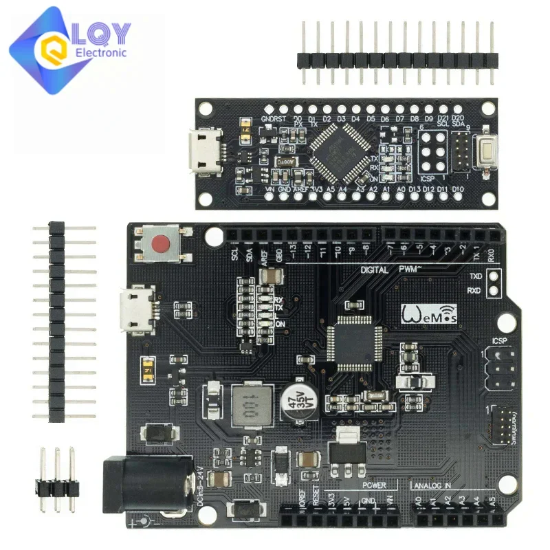 LQY для WeMos D1 SAMD21 M0 Mini USB ARM Cortex 32-битное расширение Arduino Zero UNO Diy Электронный модуль