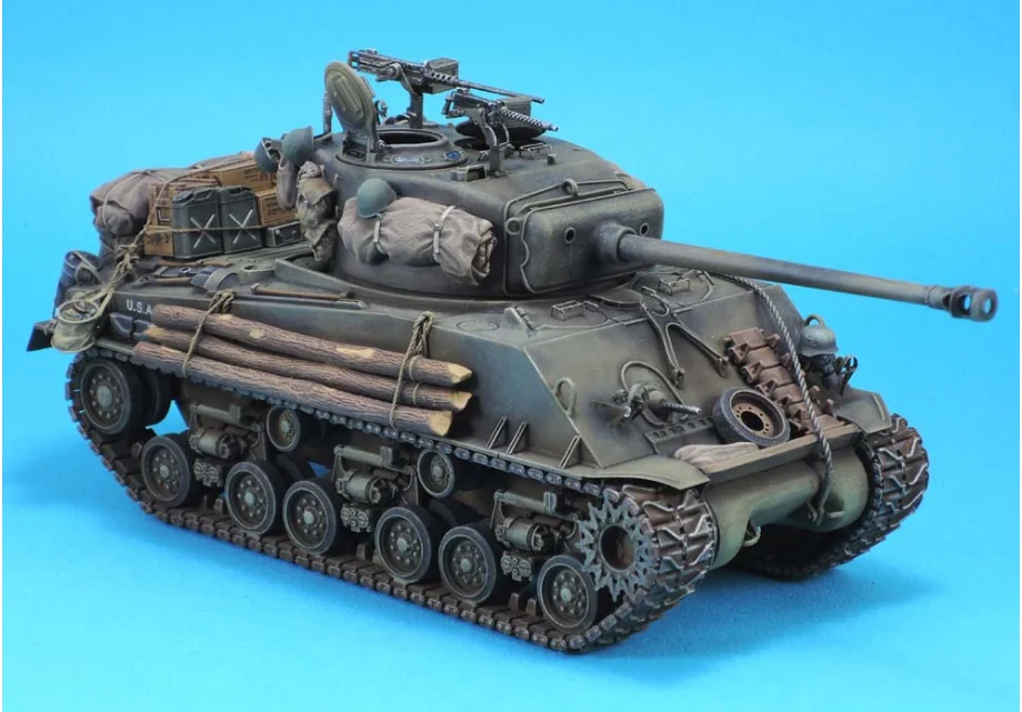 S American Furious Sherman Tank Resin Modification (no Tank) Unassambled Unpainted