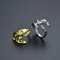 tulx silver color irregular branch ring female trendy geometric open adjustable rings for woman gothic unusual jewelry