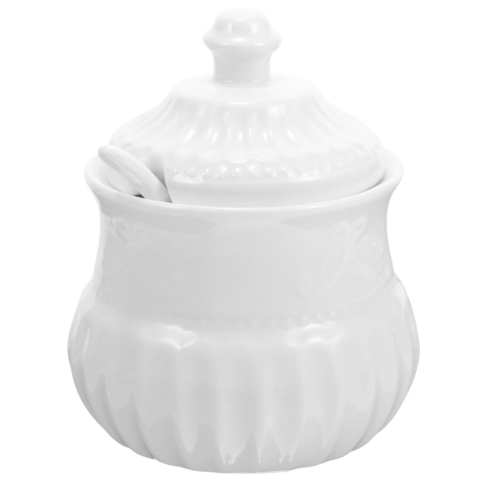 

Household Condiment Jar Seasoning Jars European Style Sugar Container Canister Ceramics Kitchen Essentials Storage Dispenser