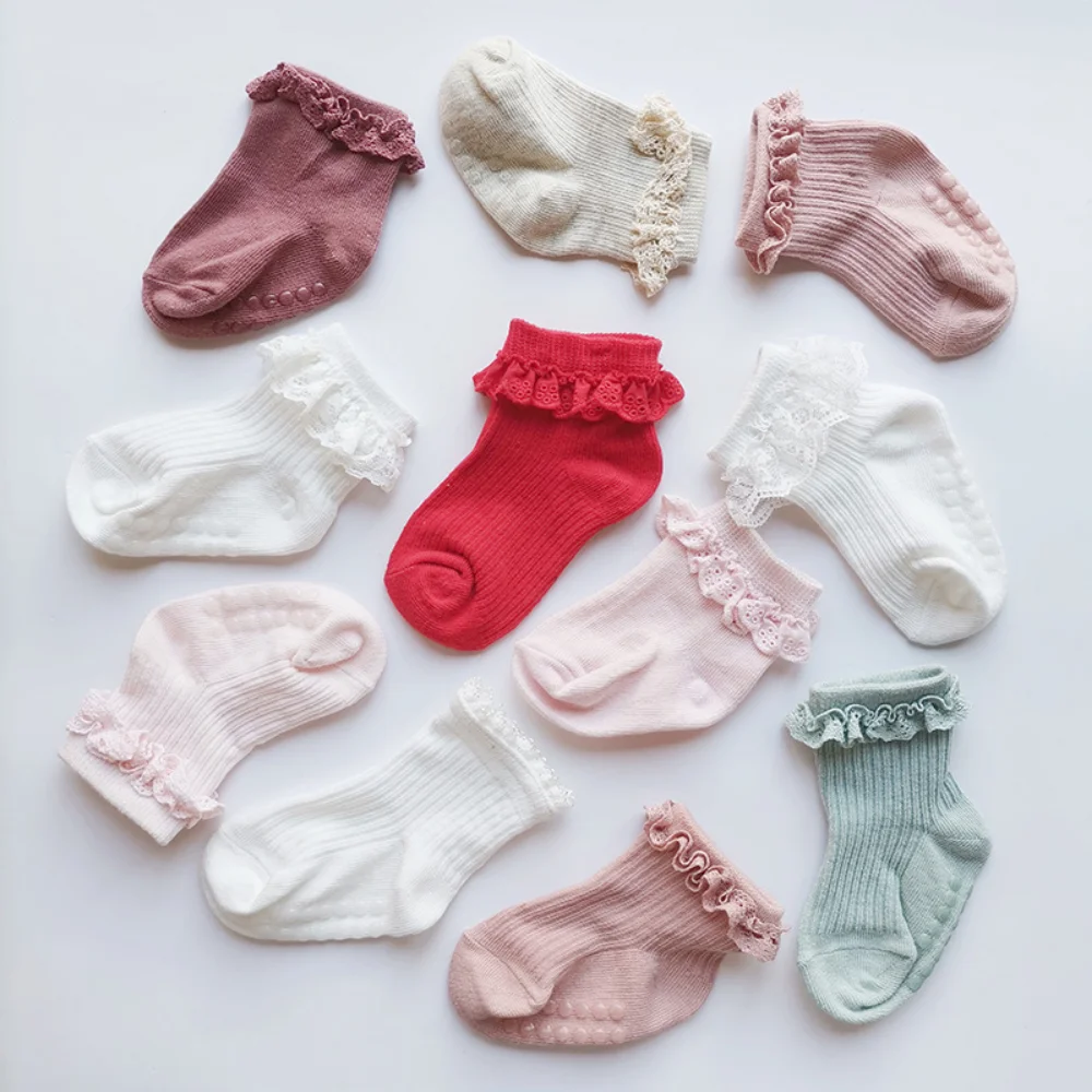 

2023 Infant Sock Cartoon Newborn Baby Socks Dispensing Glue Non-slip Floor Socks for Toddler Cute Boys Girls Baby Kids Socks