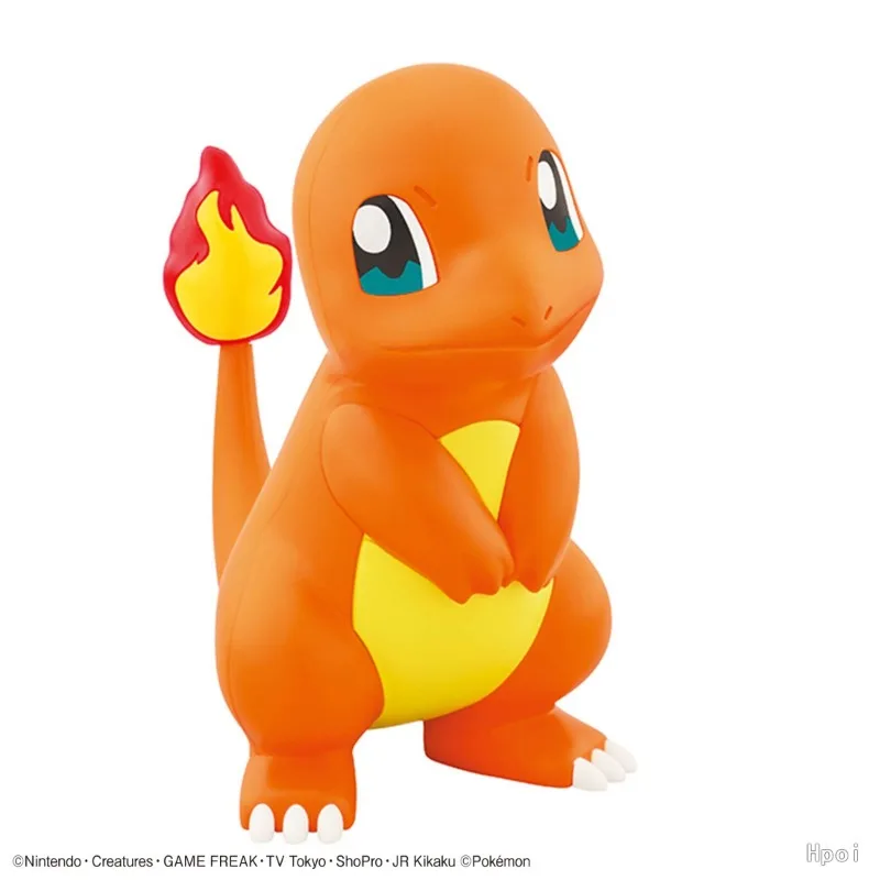 Фото Оригинальная коллекция Bandai Pokemon Plamo Quick Lite: Игрушки-конструкторы Eevee, Bulbasaur, Pikachu, Charmander, Squirtle для мальчиков и девочек, подарок №5