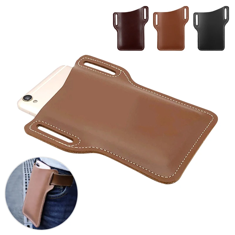 

Портативный чехол для мобильного телефона петля чехол на пояс поясная сумка реквизит кожаный кошелек для телефона уличные Инструменты Акс...