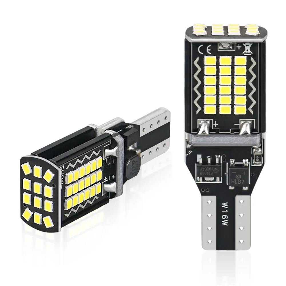 

2 шт., Автомобильные светодиодные лампы T15 W16W 2016SMD