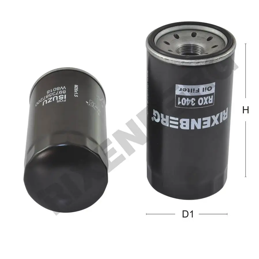 

Car Oil Filter For Isuzu D-Max 2.5td- 3.0d (2007-2012) oil Purifier High Quality Car Replacement Oil Cleaner