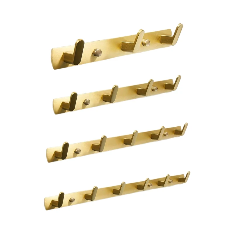 

Entryway Key Hooks Hat Hanger Wall Mounted Robe Holder Strong Bearing Capacity
