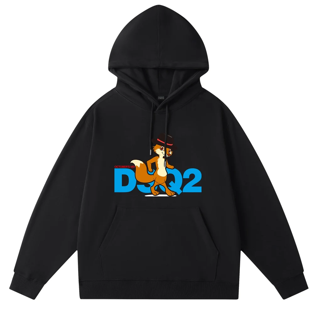 

Весенне-осенний стиль DSQ2 трендовый бренд мужской пот Хлопок Повседневный с длинным рукавом унисекс пуловер DSQ2 буквы хип-хоп толстовки Свитшот