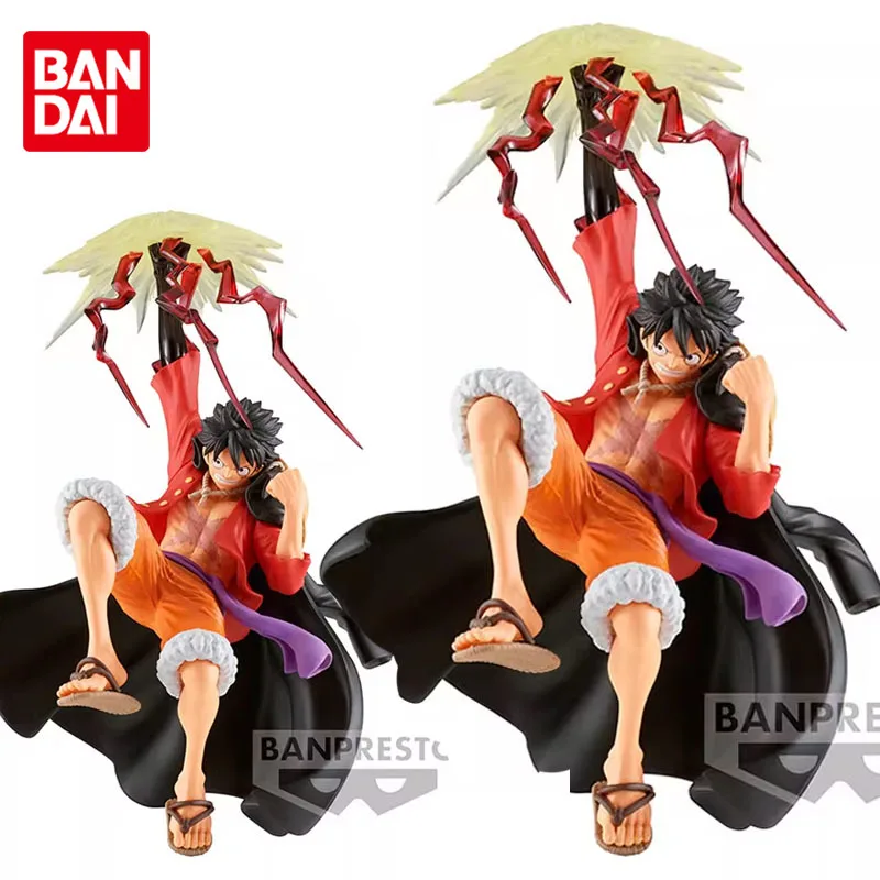 

Bandai оригинальная цельная аниме-фигурка обезьянка D. Фигурка Luffy, игрушки для мальчиков и девочек, подарок на день рождения, Коллекционная модель