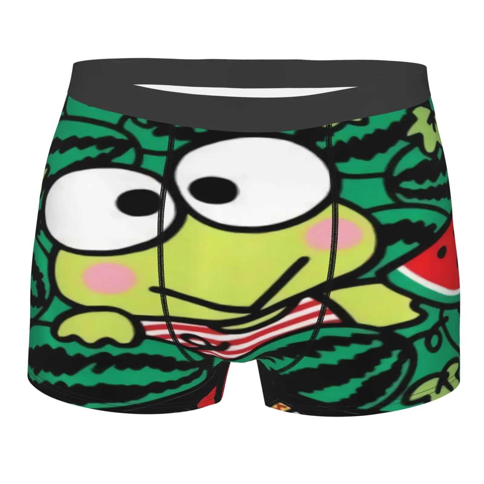 

Боксеры Keroppi с принтом арбуза для мужчин и женщин, забавные трусы с глубоким мыслом, шорты-боксеры, длинные штаны для мужчин и женщин, 4Xl, для г...