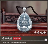 eight patronus filigree pendants benming buddha retro square pendant