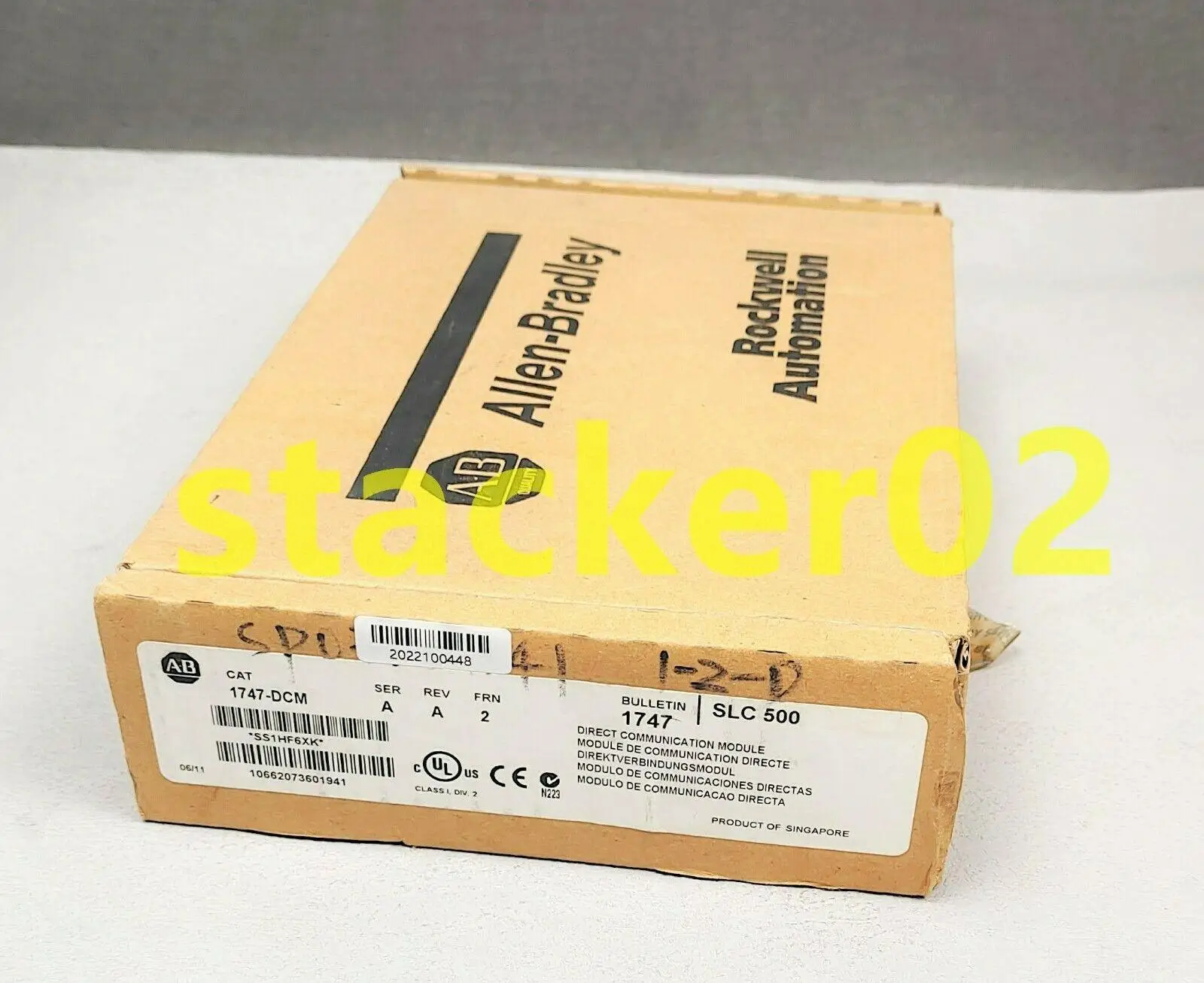 

Новый открытый модуль связи 1747-DCM в фотографиях (как на старой коробке)