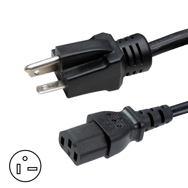 Американский Стандарт NEMA 6-20P шнуры питания IEC320 C13 14AWG 3-контактный зубчатый кабель питания