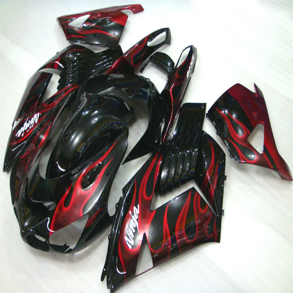 

For Kawasaki Ninja ZX14R ZX 14R ZZR1400 2006 2007 2008 2009 2010 2011 Motorcycle Kit ABS Plastic Fairing Injection Body Bodykits