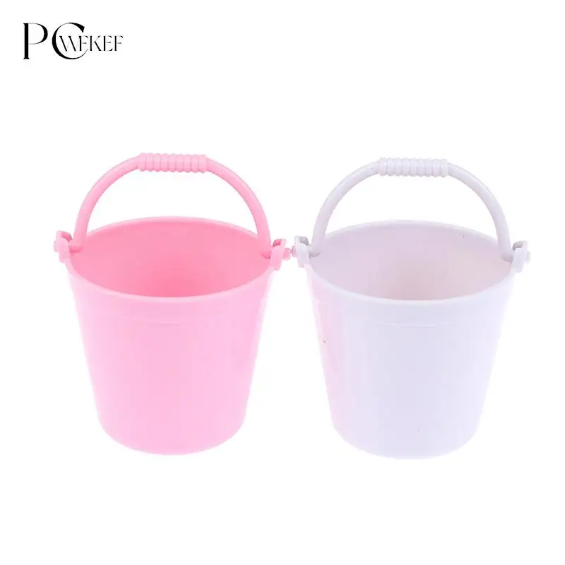 

4Pcs 1:12 Mini Cute Buckets Decoration Miniature Toy Doll Food Kitchen Living Room Accessories For Dollhouese