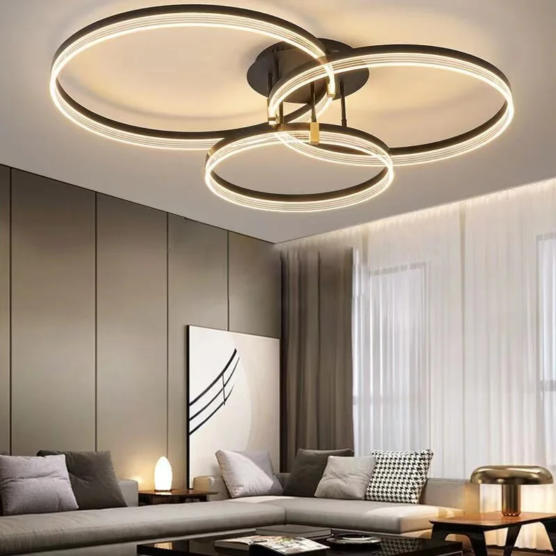 

2023 New LED Energy Saving Modern Simple Luxury Atmosphere Decoration Nordic Lighting Drawing Room Master Bedroom Ceiling Lamps
