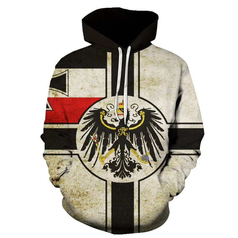 

American Flag Eagle Hoodie Men's Street Apparel 3D Hoodie Animation 3D Print Sweatshirt Animal Men's and Women's Casual Top