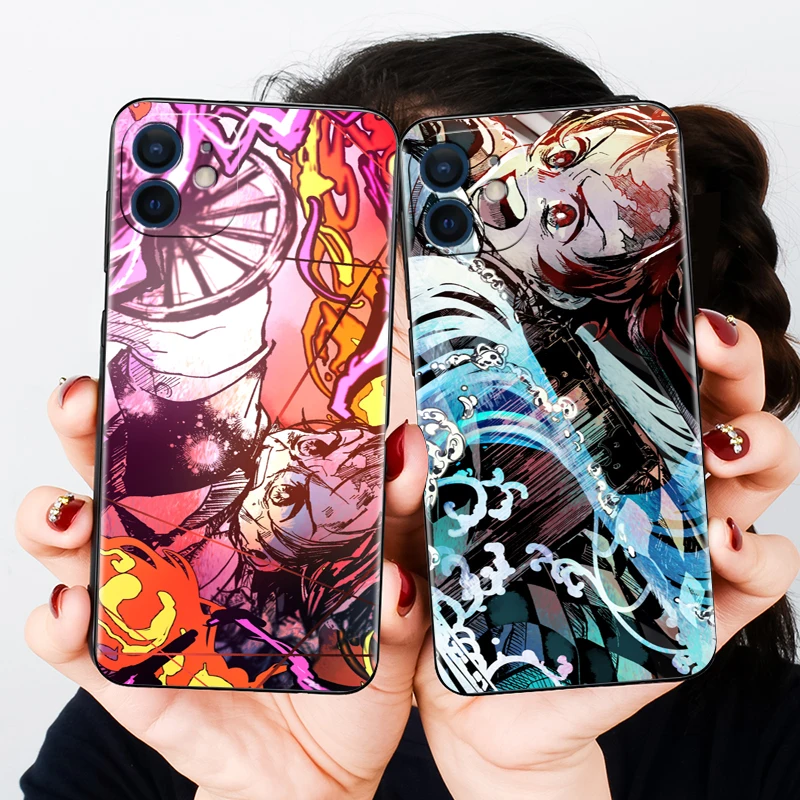 

Demon Slayer Agatsuma Zenits Phone Case For iPhone 13 12 11 11 Pro 6 7 8 12 mini XR XS 12Pro MAX SE 2020 13 Pro shell TPU Funda
