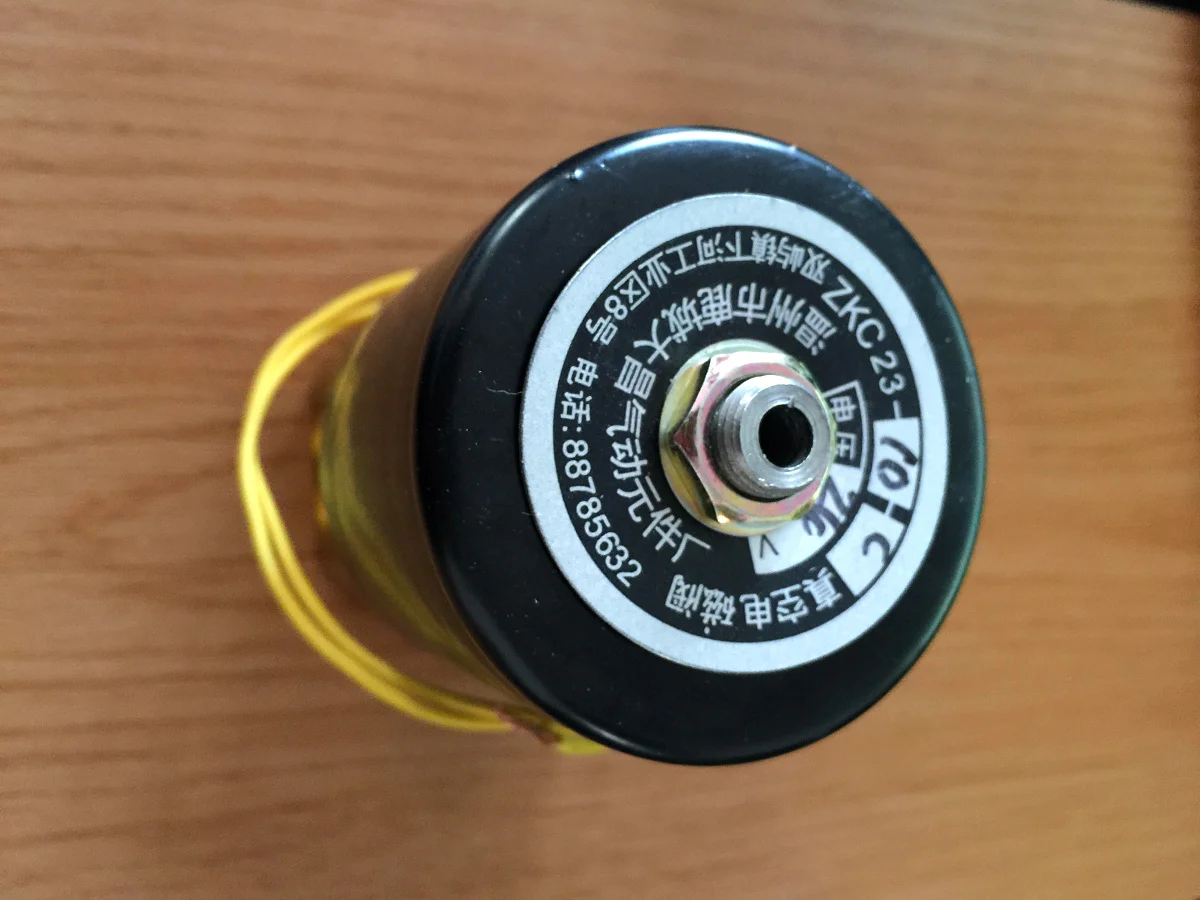 Вакуумный электромагнитный клапан два три нормально закрытых ZKC23-10-C диаметром 10