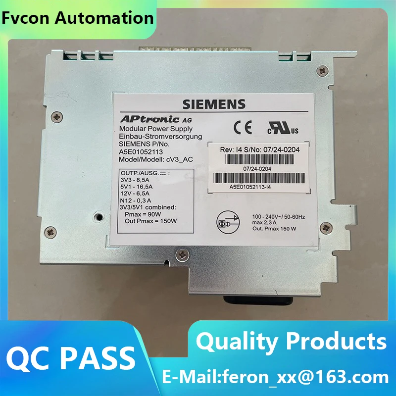 

In Stock SIEMENS cV3_AC PowerModule A5E01052113、A5E01052113-I4