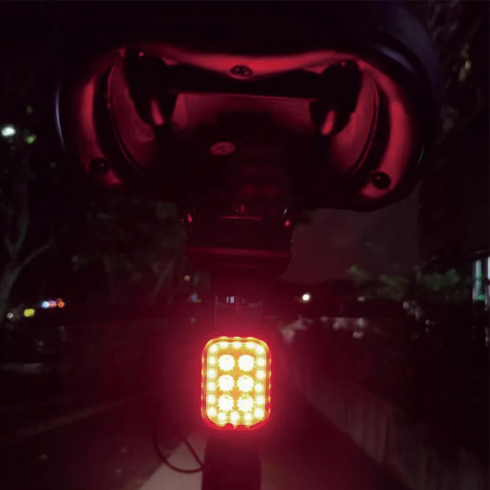 

High Quality Tail Lights Bicycle Lights A Pair Double Switch Super Bright Lights TYPE-C Charging Bicycle Accessories
