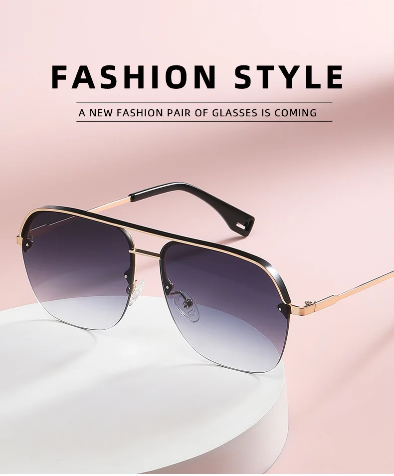 Мужские солнцезащитные очки с большими линзами дизайнерские брендовые модели