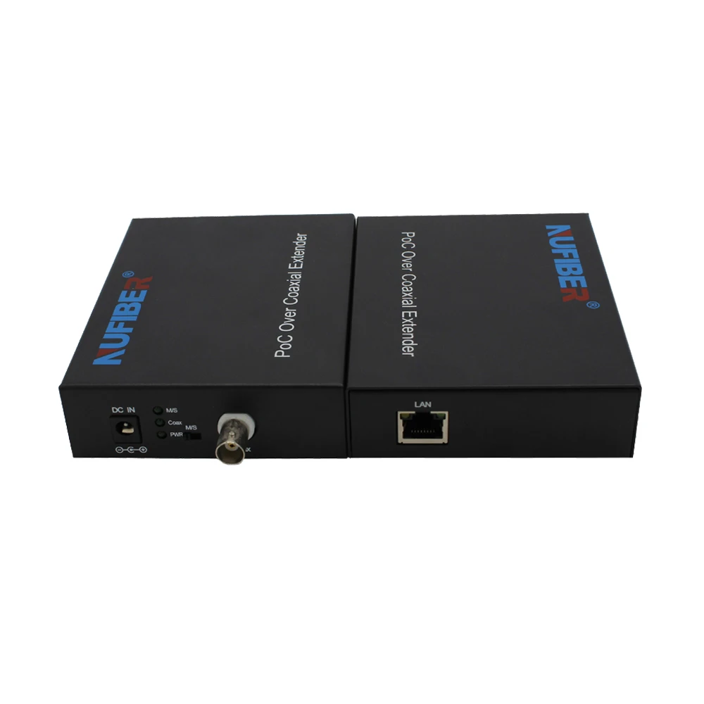 

10/100M POC EOC Ethernet over Coaxial Extender Power Coax Converter