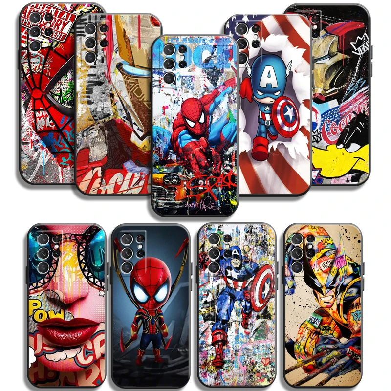 

Marvel Avengers Phone Cases For Samsung Galaxy A51 4G A51 5G A71 4G A71 5G A52 4G A52 5G A72 4G A72 5G Soft TPU Back Cover