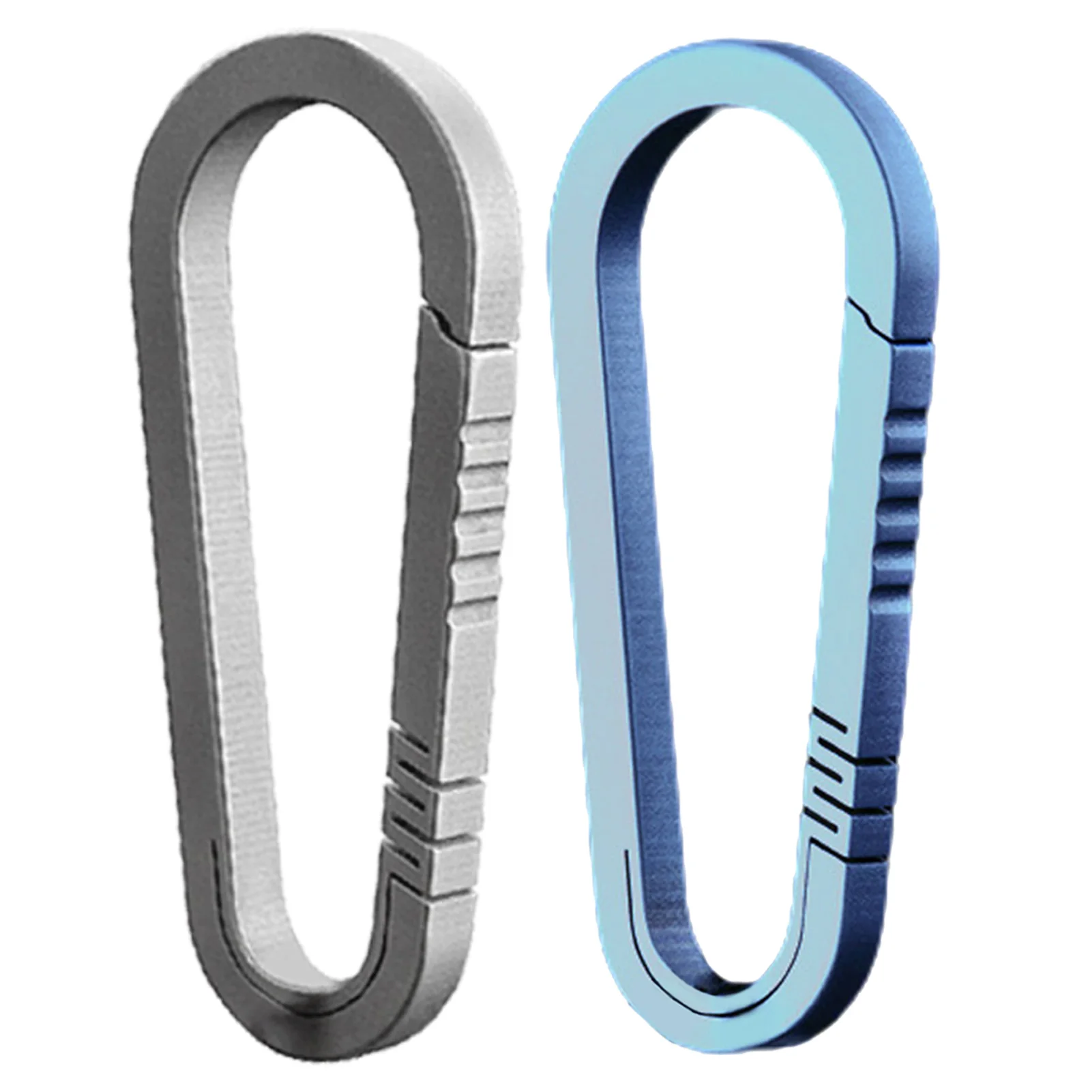 

Titanium Keychain Utility Keyring Carabiner Clip Quick Draw Carabiner Keychain Hook Tool Lightweight Carabiner Clip For Hiking