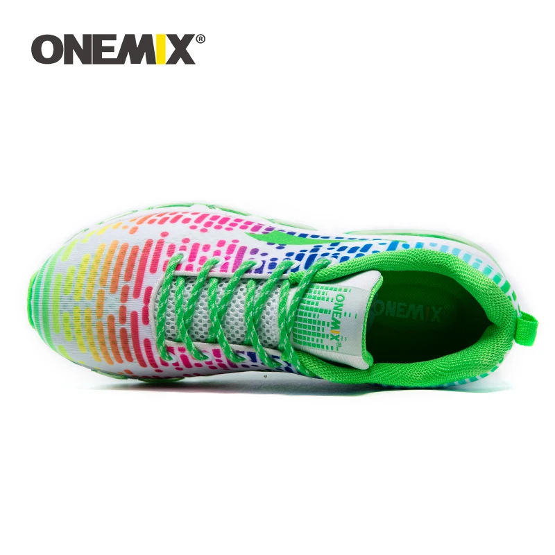 Onemix Original Design Women Running Shoes Female Cushion Sneakers Bright Colorful Non-slip Breathable Comfortable Walking Shoes