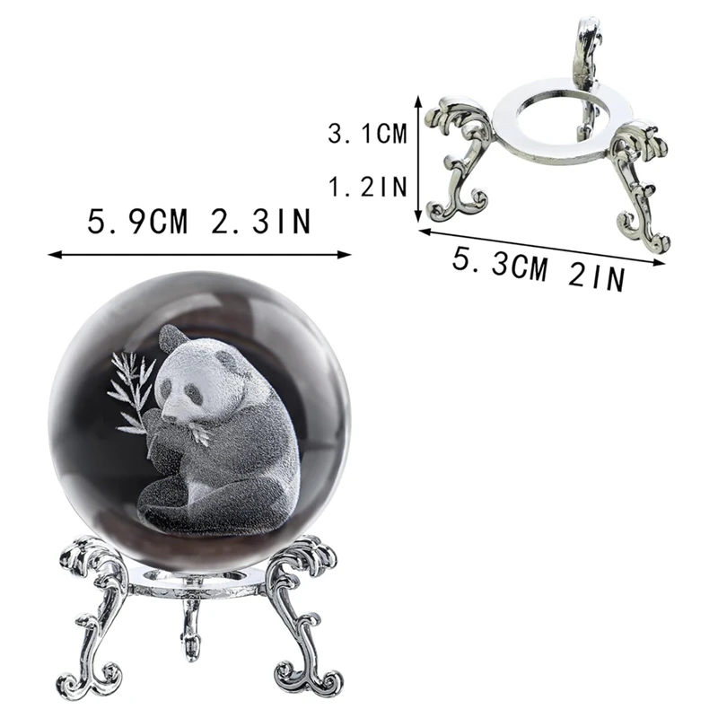 3D лазерная гравировка Звездный хрусталь декоративная фигурка шара 60 мм
