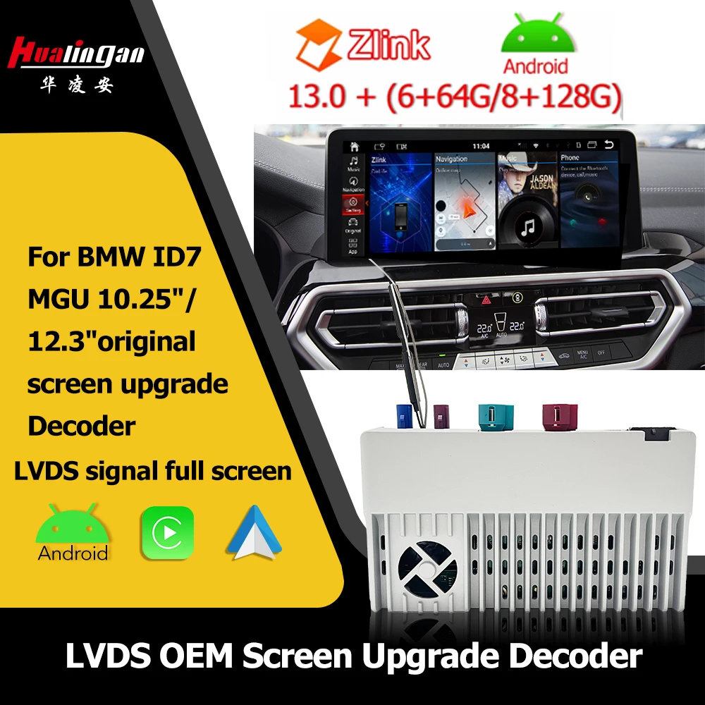 Wired To Wireless Android Auto For Bmw G01 Carplay 13 3 in 1 AI Box Netflix Prime Video Watch TV Shows Movies Online