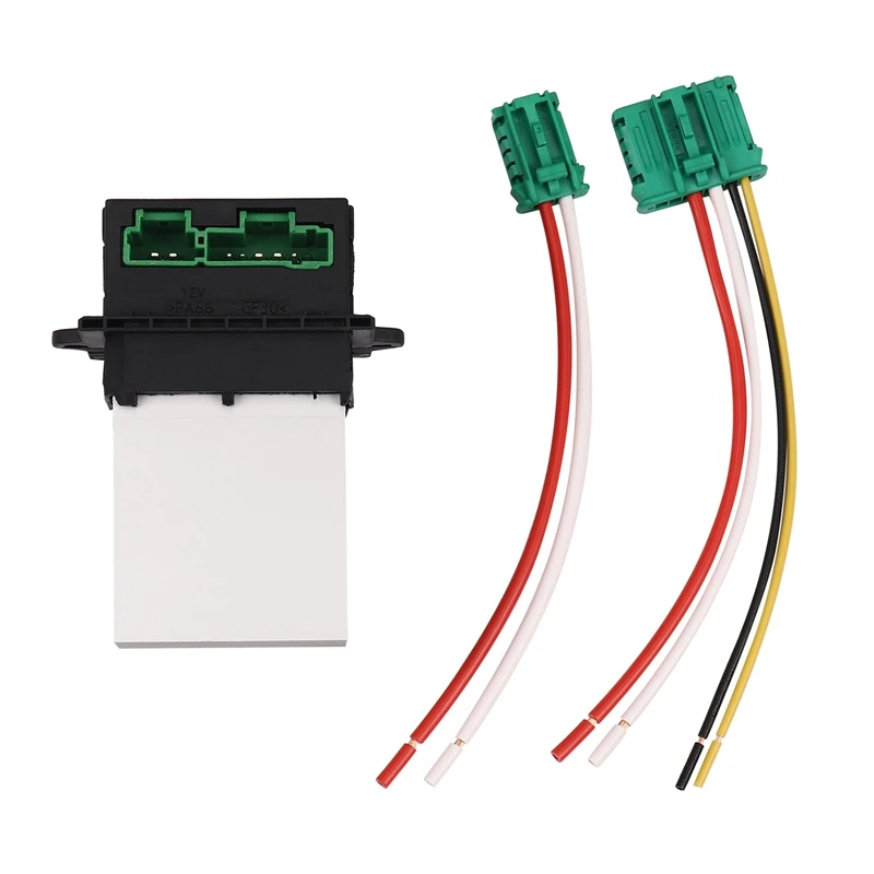 

Heater Blower Resistor+Connector/Wire 6441.L2 For Renault Citroen C2 C3 C5 Peugeot 406 107 207 607 7701207718 7701048390