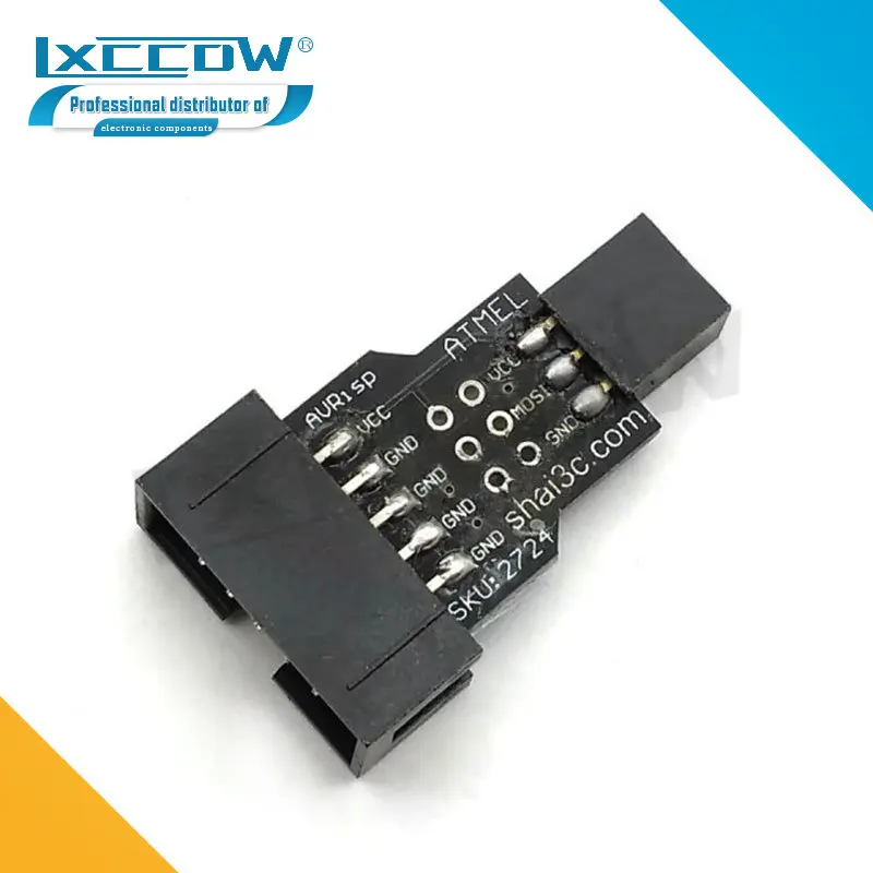 5 шт., 10-контактная 6-контактная плата адаптера для AVRISP MKII USBASP STK500