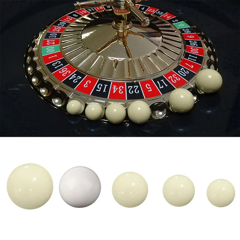 

3pcs American Roulette Ball Casino Roulette Game Replacement Ball Resin Ball 12/15/18/20/22mm