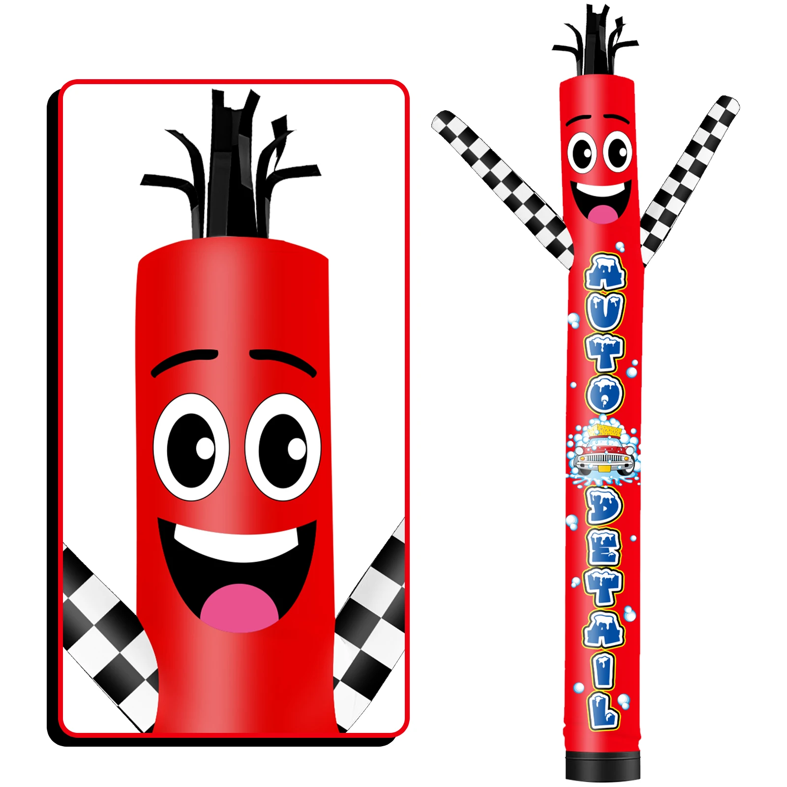 Высокий надувной танцевальный парень с автоматическими деталями 6/10/15/20 футов для