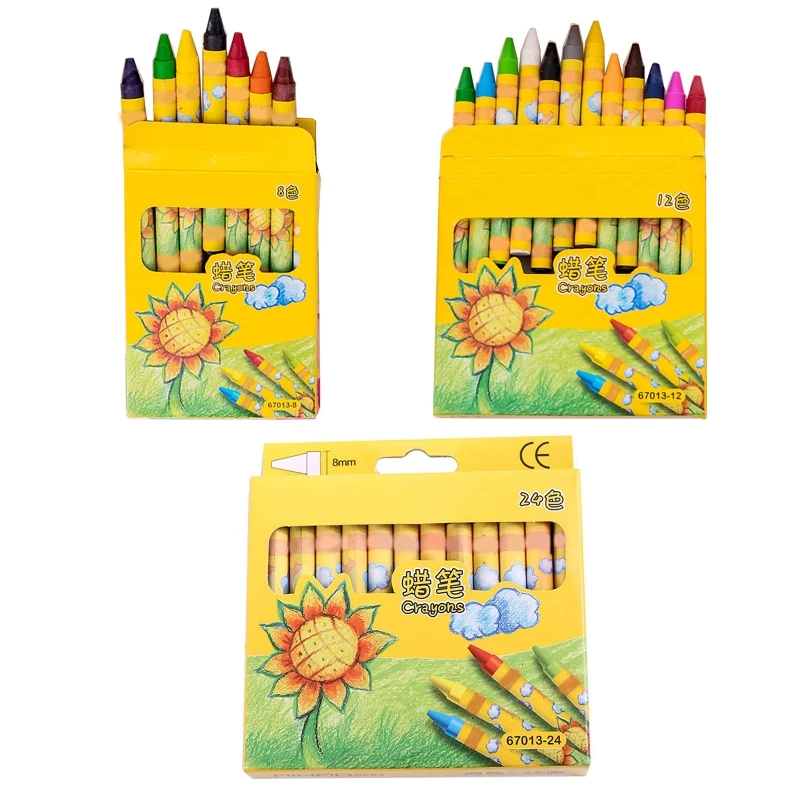 

H05B Graffit Oil Pastels Crayons Unbreakable for Back to School Gift 8/12/24 Colors