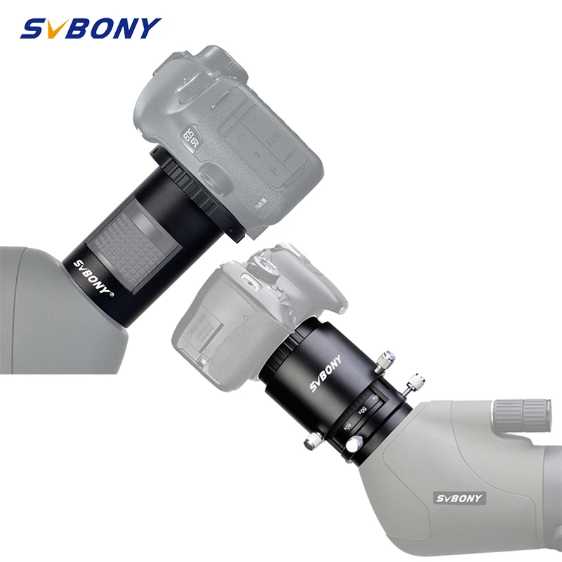 

SVBONY Spotting Scope Adapter for Camera Connect to Spotting Scope Fits SV28 SV14 SV13 SV46 SV406 SV411