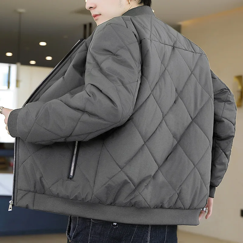 

Мужская куртка-бомбер, утепленные куртки с хлопковой подкладкой, мужские зимние осенние бейсбольные куртки, теплые пальто, уличная мода, пальто, размеры