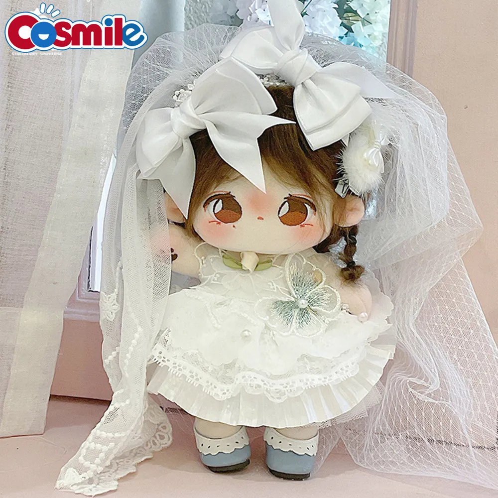 

Cosmile Kpop Lolita White Wedding Suit Costume For 20cm Doll Clothes Clothing Party Outfits Cosplay Acc C CM