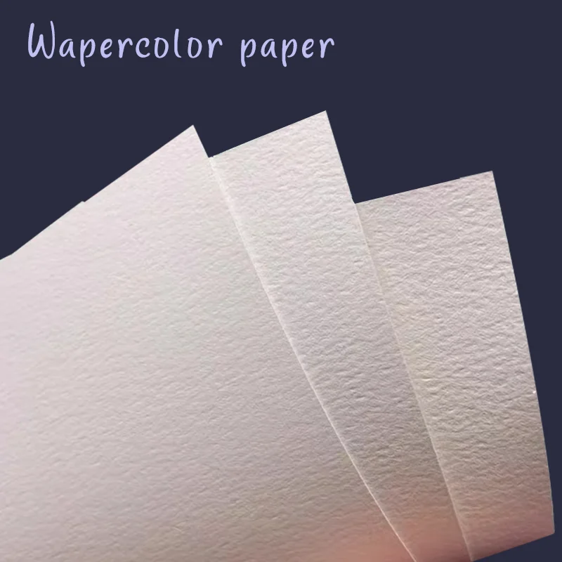 

20 Sheets Of 300g Pure Cotton Pulp Thickened Coarse Medium and Fine Lines Watercolor Paper Pad Water Color Book Art Supplies