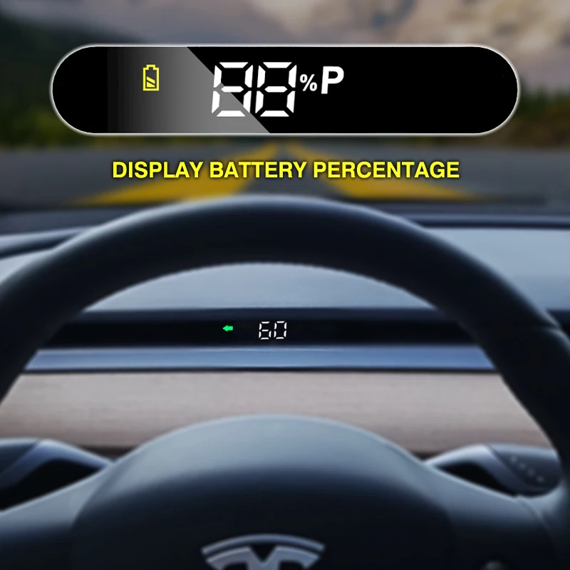 Фото EANOP TH100 модель 3 Y Smart HUD Дисплей на приборной панели скоростная передача положение поворосветильник света батарея бесплатное обновление прог... №2