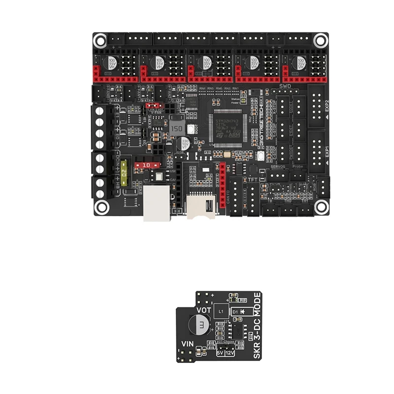 

BIGTREETECH SKR 3 32 Bit Motherboard 3D Printer Parts Upgrade BTT SKR V1.4 Turbo For Ender 3 V2 Ender 5
